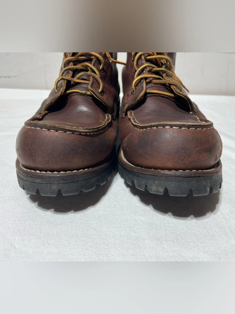 Red Wing 4183 Roughneck Moc Toe Boots Men’s 10D Briar Oil Slick USA 2007